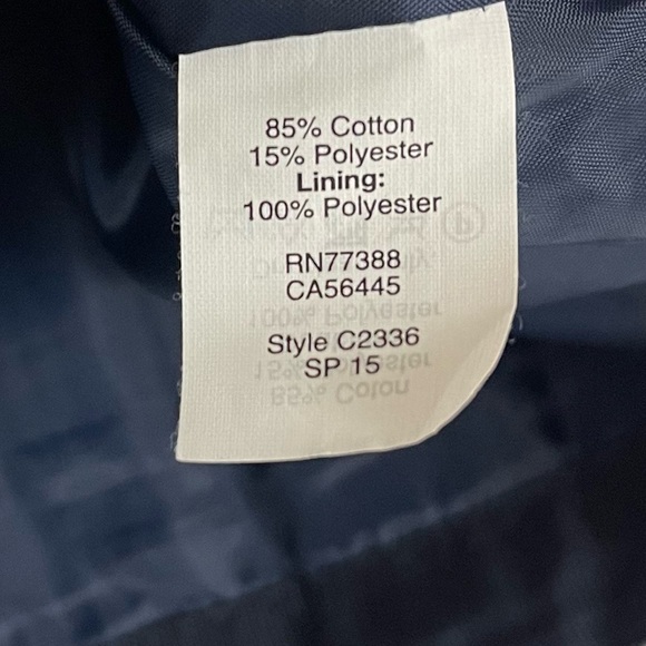 J Crew Skirt Womens 10 Blue White Tweed Like Aline - Picture 5 of 7